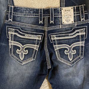 Rock Revival Jason Relaxed Straight Denim Men's Size 32 x 34 NEW